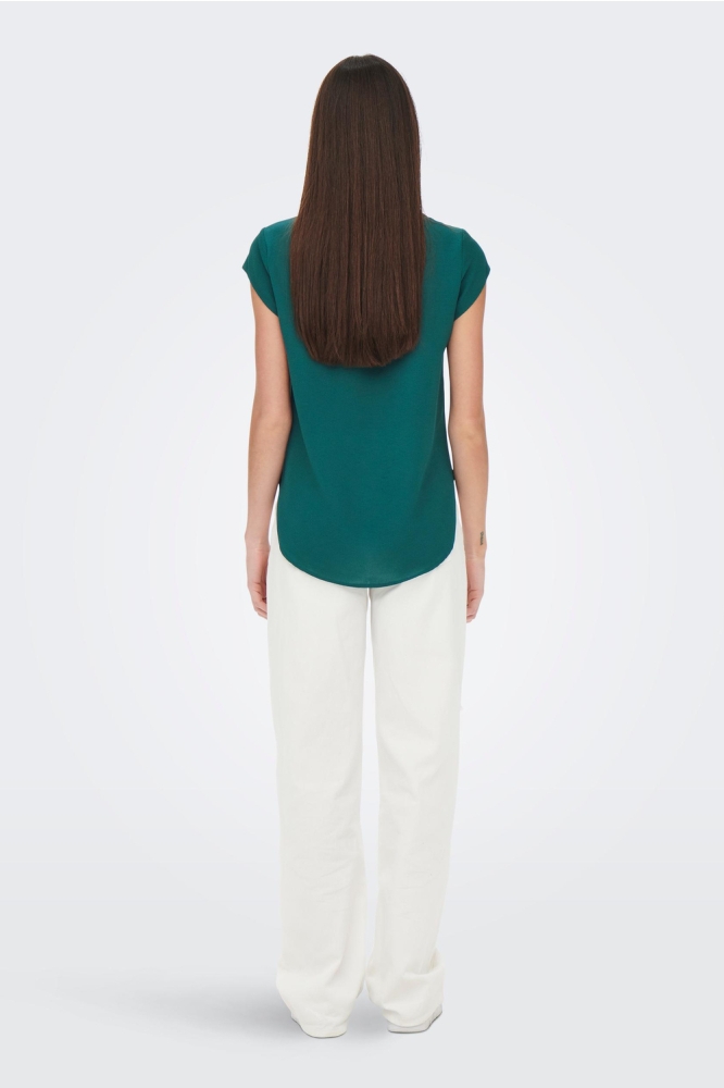 ONLVIC S/S SOLID TOP NOOS PTM 15142784 DEEP TEAL